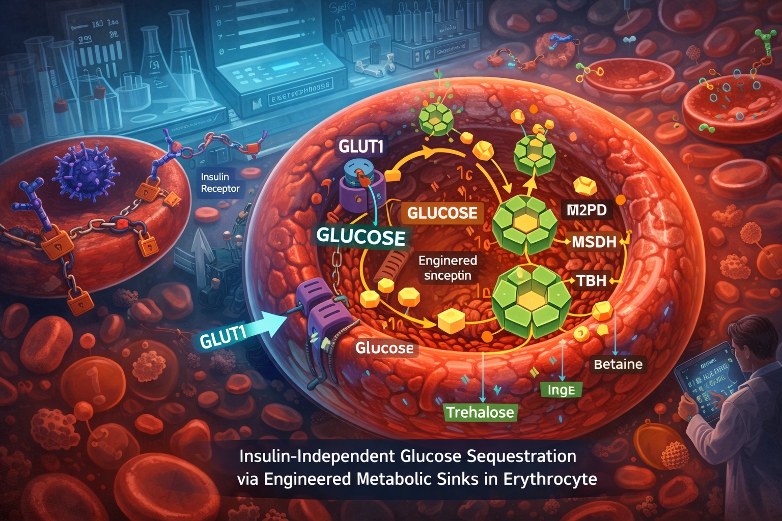 A Breakthrough Idea for Systemic, Insulin-Independent Glucose Sequestration via Engineered Metabolic Sinks